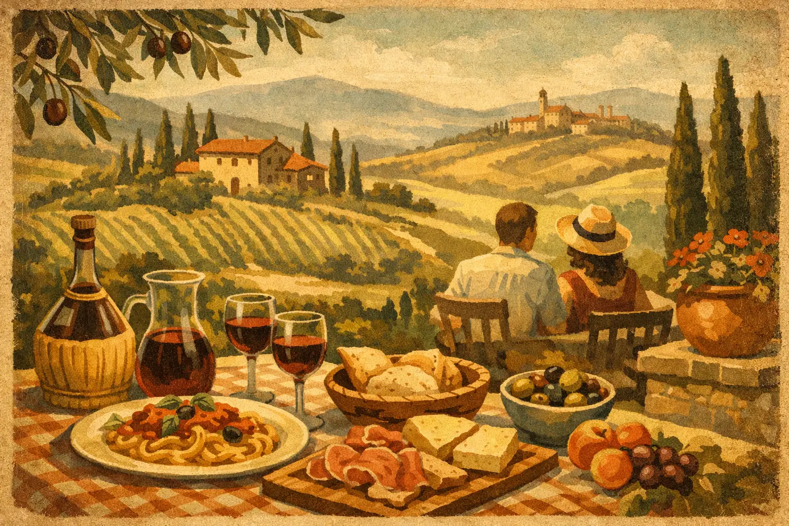 Best Lunch in Tuscany Countryside