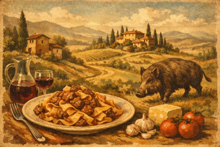 Wild Boar Pasta Tuscany Loves Best