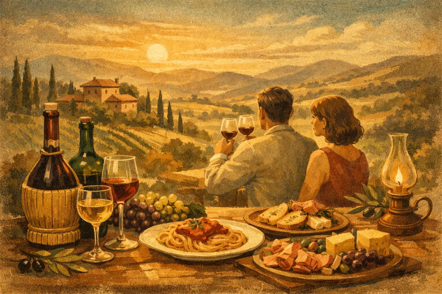 How to Pair Tuscan Wine Dinner the Right Way