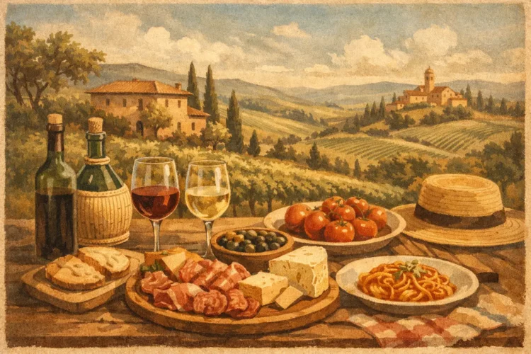A Relaxed Guide to Tuscan Wine Lunch Pairings