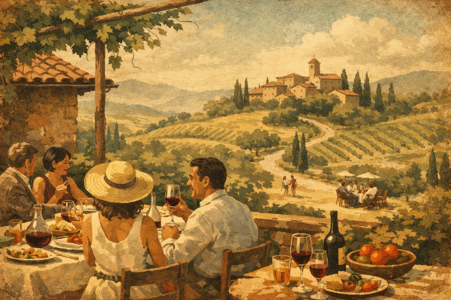 Best Restaurants for Long Lunches in Tuscany