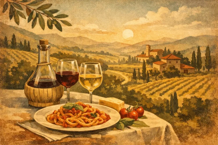 How to Pair Local Wine with Pasta in Tuscany