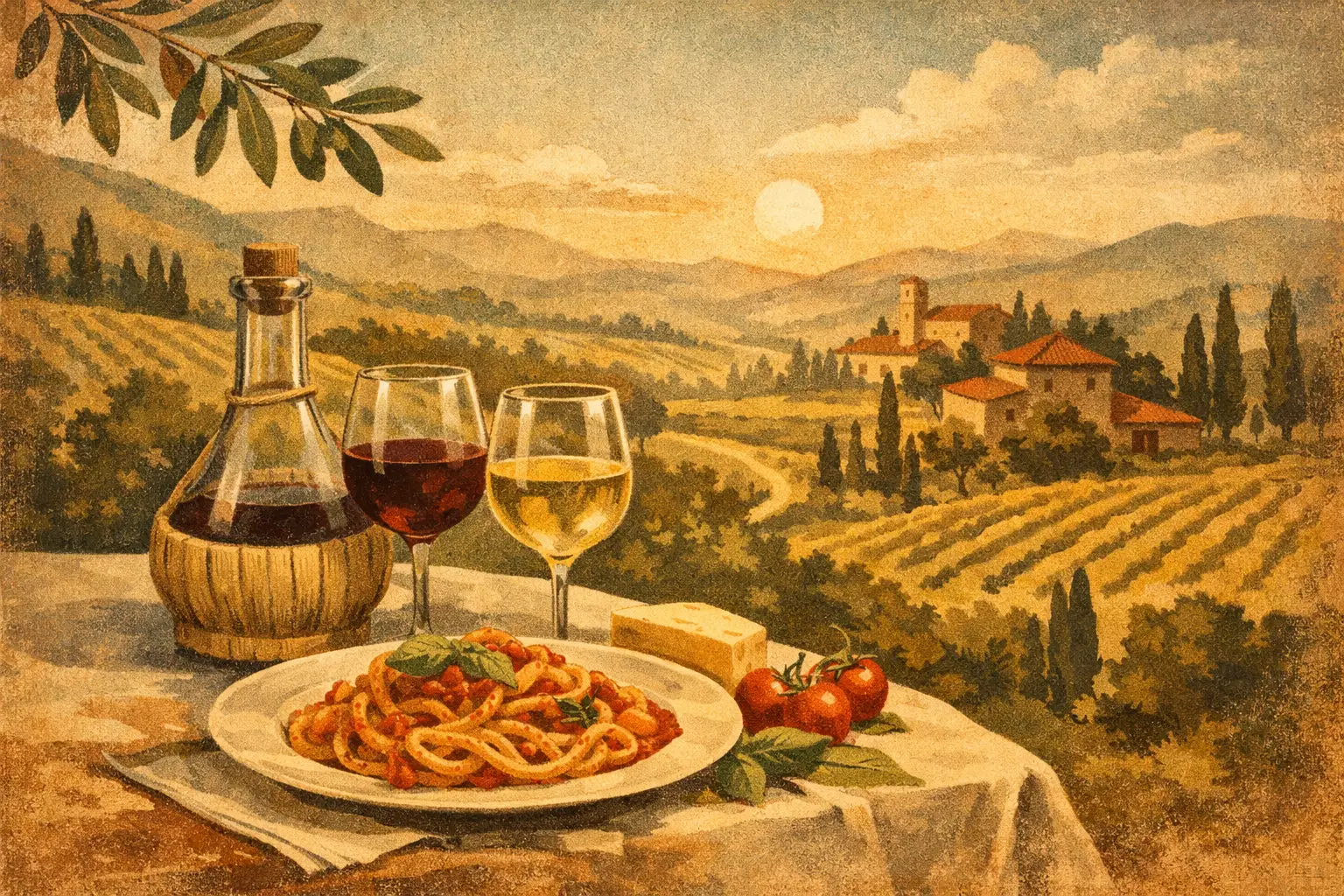 How to Pair Local Wine with Pasta in Tuscany