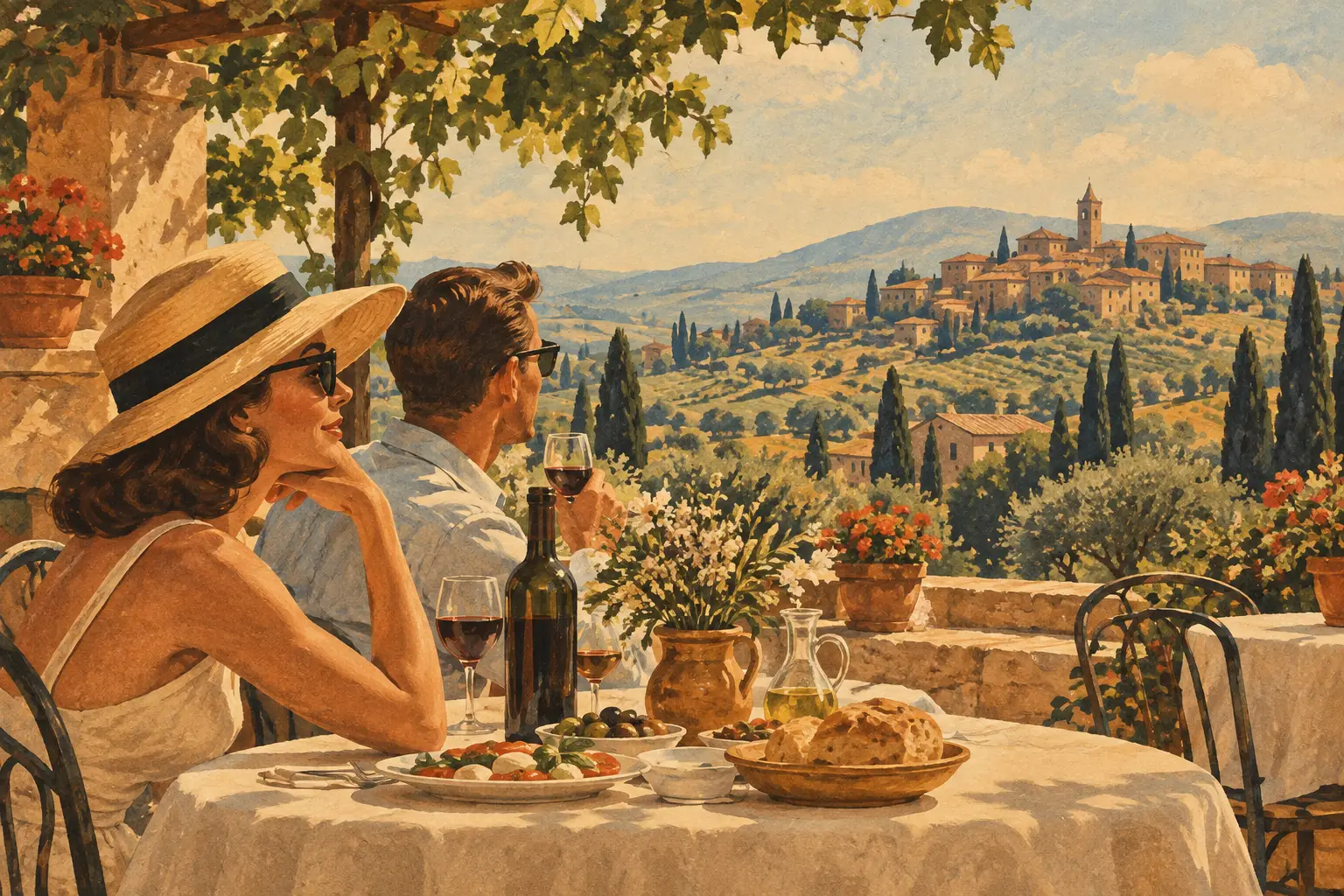 Restaurant Patio Review Tuscany for Long Lunches