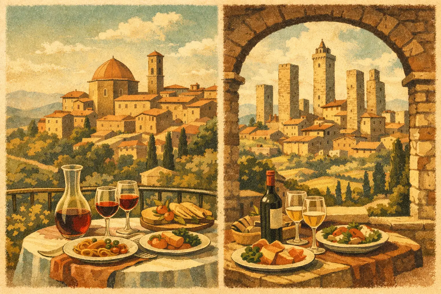 Volterra Dining vs San Gimignano: Which to Choose?