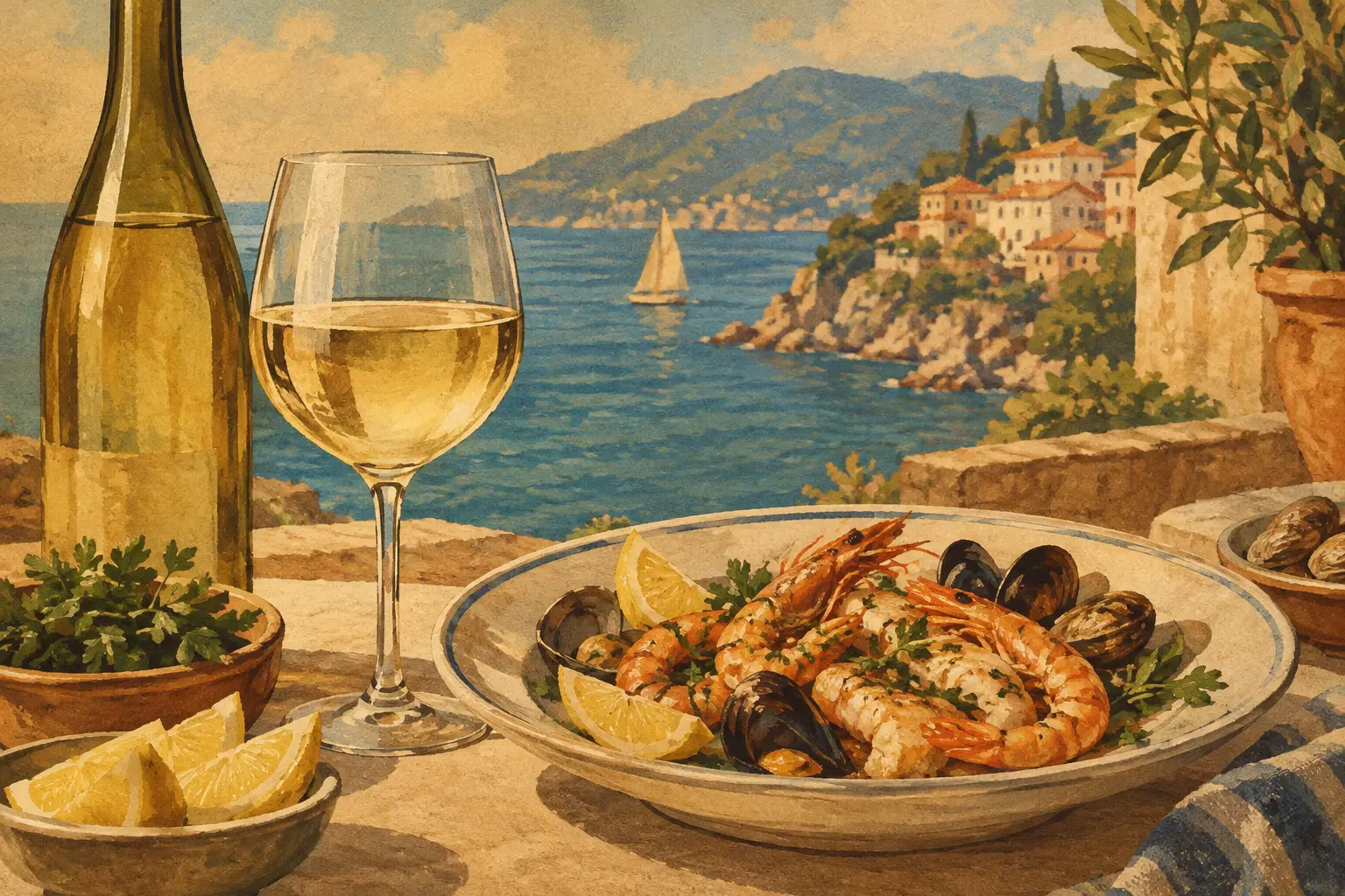 How to Pair Vernaccia with Seafood Perfectly